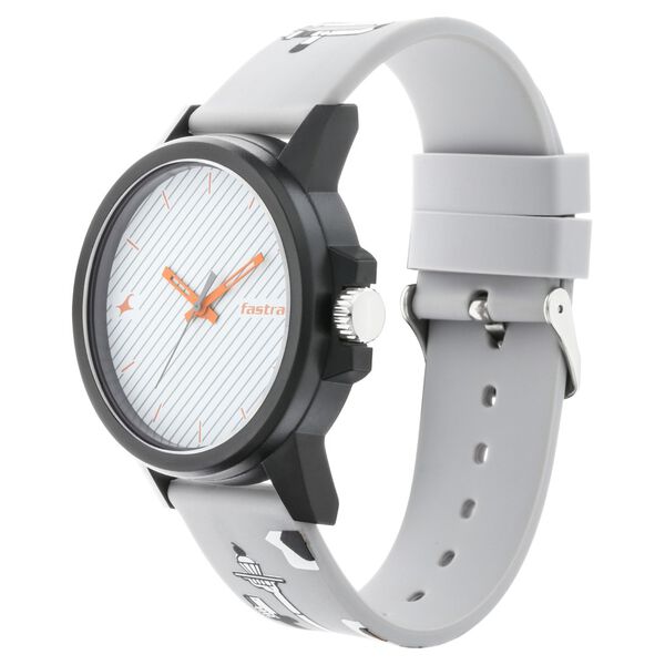 Fastrack Hashtag Quartz Analog Multicoloured Dial Silicone Strap Unisex Watch - image number 2