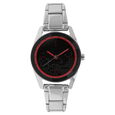 Fastrack Quartz Analog Black Dial Leather Strap Watch for Girls