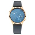 Fastrack Tripster Quartz Analog Blue Dial Leather Strap Watch for Girls - image number 1