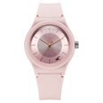 Fastrack Tees Urbanique Quartz Analog Pink Dial Silicone Strap watch For Girls - image number 0