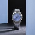 Fastrack Vyb Quest Quartz Analog Blue Dial Silver Color Metal Strap Watch For Guys - image number 0