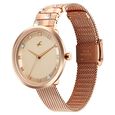 Fastrack Fleek Quartz Analog Pink Dial Stainless Steel Strap Watch for Girls - image number 2
