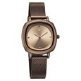 Fastrack Stunners Quartz Analog Brown Dial Brown Stainless Steel Strap Watch For Girls - image number 1