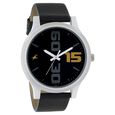 Fastrack Bold Quartz Analog Black Dial Leather Strap Watch for Guys - image number 1