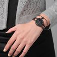 Fastrack Pulse Quartz Analog Mother Of Pearl Dial Black Metal Strap Watch For Girls - image number 5
