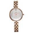 Vyb Enigma By Fastrack Quartz Analog White Dial Metal Strap Watch For Girls - image number 2