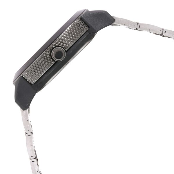 Varsity Black Dial Stainless Steel Strap Watch for Girls - image number 3
