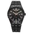Fastrack Vyb Orion Quartz Analog Black Dial Black Color Metal Strap Watch For Guys - image number 1