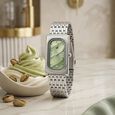 Fastrack Gelato silver analog bracelet watch with Matcha Green dial for Girls - image number 0