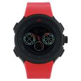 Fastrack Quartz Analog Digital Black Dial Silicone Strap Watch for Guys