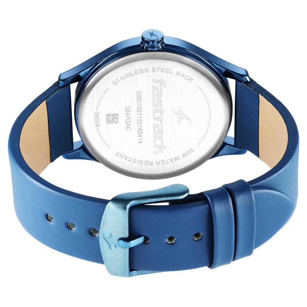 Blue colour fastrack watch outlet