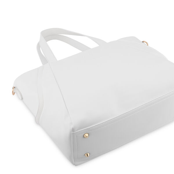 White Laptop  Tote Bag - image number 6