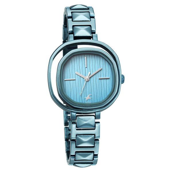 Fastrack Opulence Quartz Analog Blue Dial Metal Strap Watch for Girls - image number 1