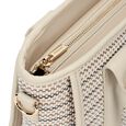 Textured Weave Satchel - image number 7