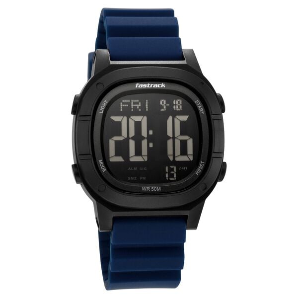 Fastrack StreetStyle Unisex Jet Blue Digital Watch - image number 1