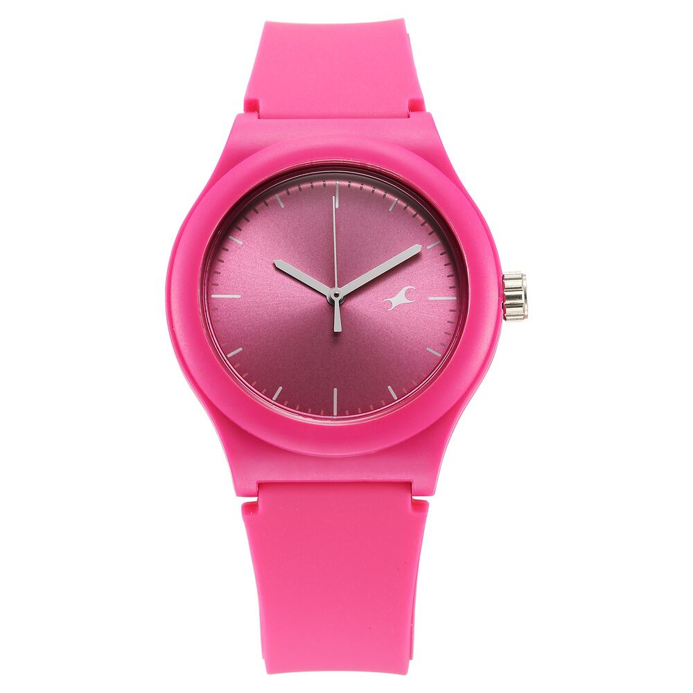 Fastrack pink watches for ladies new arrivals