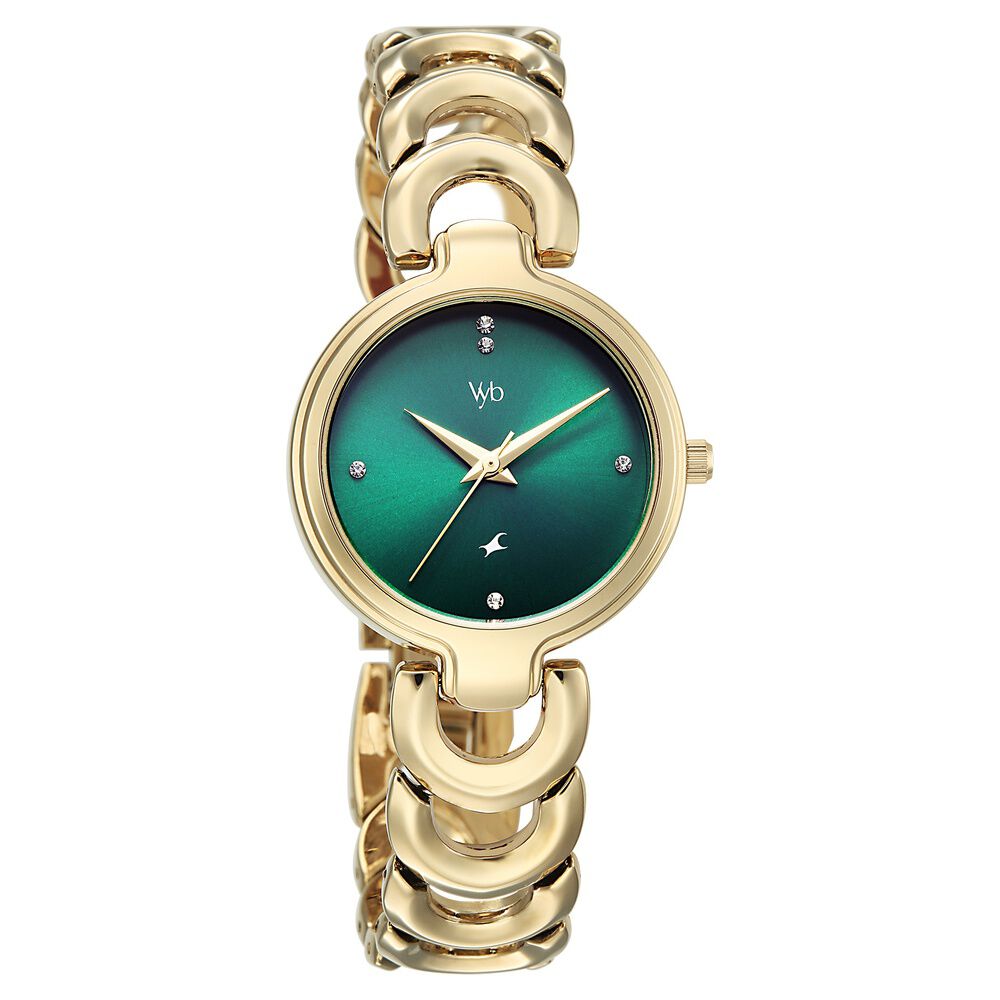 Buy Online Vyb Successor By Fastrack Quartz Analog Green Dial