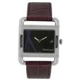 Fastrack Quartz Analog Silver Dial Leather Strap Watch for Girls