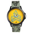Fastrack Wicked Lines Quartz Analog Yellow Dial Silicone Strap Unisex Watch - image number 0