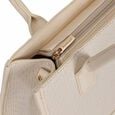 Lattice white satchel - image number 6