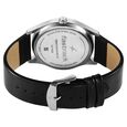 Fastrack Groove Quartz Analog Grey Dial Black Leather Strap Watch For Guys - image number 5