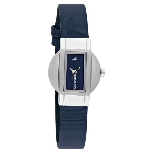 Fastrack Quartz Analog Blue Dial Leather Strap Watch for Girls - image number 0