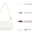 Fastrack Buckle Shoulder Bag in White - image number 7