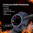 Fastrack Reflex Invoke Smartwatch Grey: BT Calling, Advanced Chipset, Breathing Rate, IP68 - image number 6