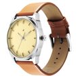 Fastrack After Dark Beige Dial Leather Strap Watch for Guys - image number 3