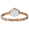 Vyb Luna By Fastrack Quartz Analog White Dial Rose Gold Metal Strap Watch For Girls - image number 5