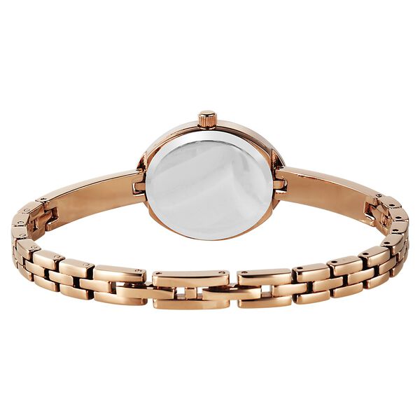 Vyb Luna By Fastrack Quartz Analog White Dial Rose Gold Metal Strap Watch For Girls - image number 5