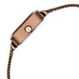 Vyb Seeker By Fastrack Quartz Analog Brown Dial Metal Strap Watch For Girls - image number 4