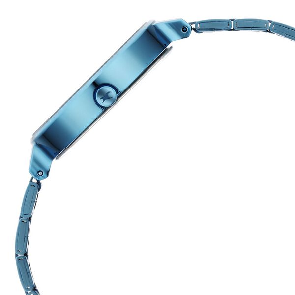 Fastrack Stunners Quartz Analog Blue Dial Metal Strap Watch for Girls - image number 4