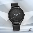 Fastrack Thor Quartz Analog Black Dial Stainless Steel Strap Watch for Girls - image number 0