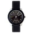 Fastrack Quartz Analog Black Dial Leather Strap Watch for Guys - image number 0