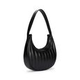 Black Quilted Luxe Shoulder Bag - image number 2