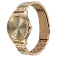 Fastrack Style Up Golden Dial Stainless Steel Strap Watch for Girls - image number 2