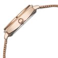 Fastrack Stunners Quartz Analog Brown Dial Rose Gold Stainless Steel Strap Watch For Girls - image number 4