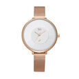 Fastrack Vyb Halo Quartz Analog White Dial Stainless Steel Strap Watch for Girls - image number 0