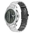 Fastrack Pulse IV Dual Time Analog Watch with Green Dial & Silver Stainless Steel Strap For Guys - image number 2