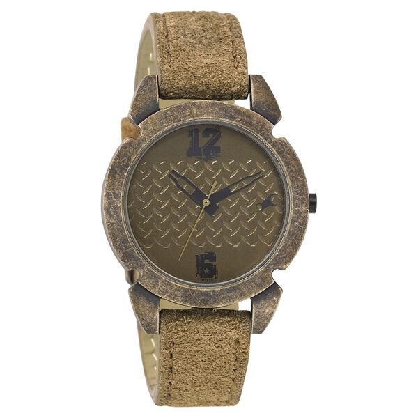 Fastrack Quartz Analog Antique Dial Leather Strap Watch for Girls - image number 0