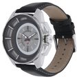 Fastrack Quartz Analog Grey Dial Leather Strap Watch for Guys - image number 1