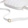 Fastrack Modern Quilted Sling Bag for Women | Trendy, Spacious Bag for Girls, Ladies, Women | Everyday Casual Bag Made from High Quality Faux Leather (White) - image number 4