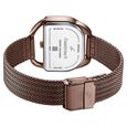 Fastrack Style Up Quartz Analog Brown Dial Brown Stainless Steel Strap Watch For Girls - image number 4
