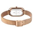 Vyb Mirage By Fastrack Quartz Analog Silver Dial Rose Gold Stainless Steel Strap Watch For Girls - image number 6