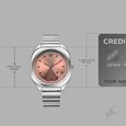 Fastrack 9 to Fine Analog withSalmon Pink Metal Strap Watch for Guys - image number 3