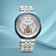 Fastrack Exuberant Quartz Multifunction Silver Dial Stainless Steel Strap Watch for Guys - image number 0