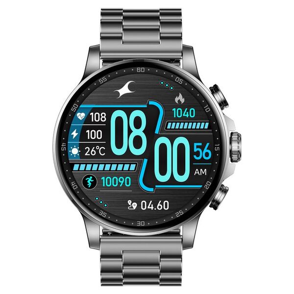 Fastrack Marvellous FX2 Unisex Smart Watch With Grey Metal Strap - image number 0