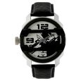 Fastrack Quartz Analog Silver Dial Leather Strap Watch for Guys - image number 0