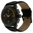 Fastrack Quartz Analog Black Dial Leather Strap Watch for Guys - image number 1